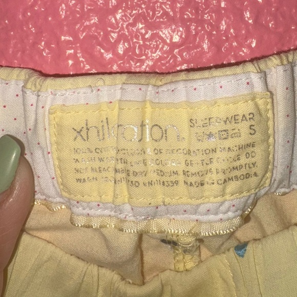 Xhilaration Cream Eyelet Pajama Bottoms - Picture 3 of 3